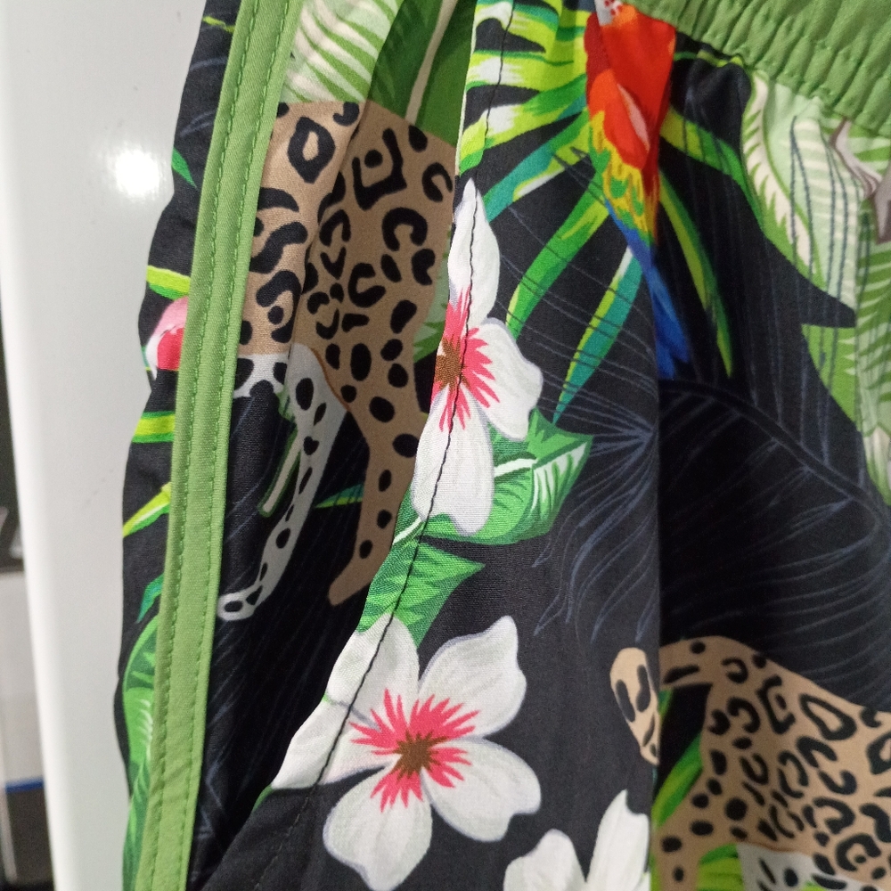 Green and Black Hybrid Jungle Shorts - Picture 9 of 10
